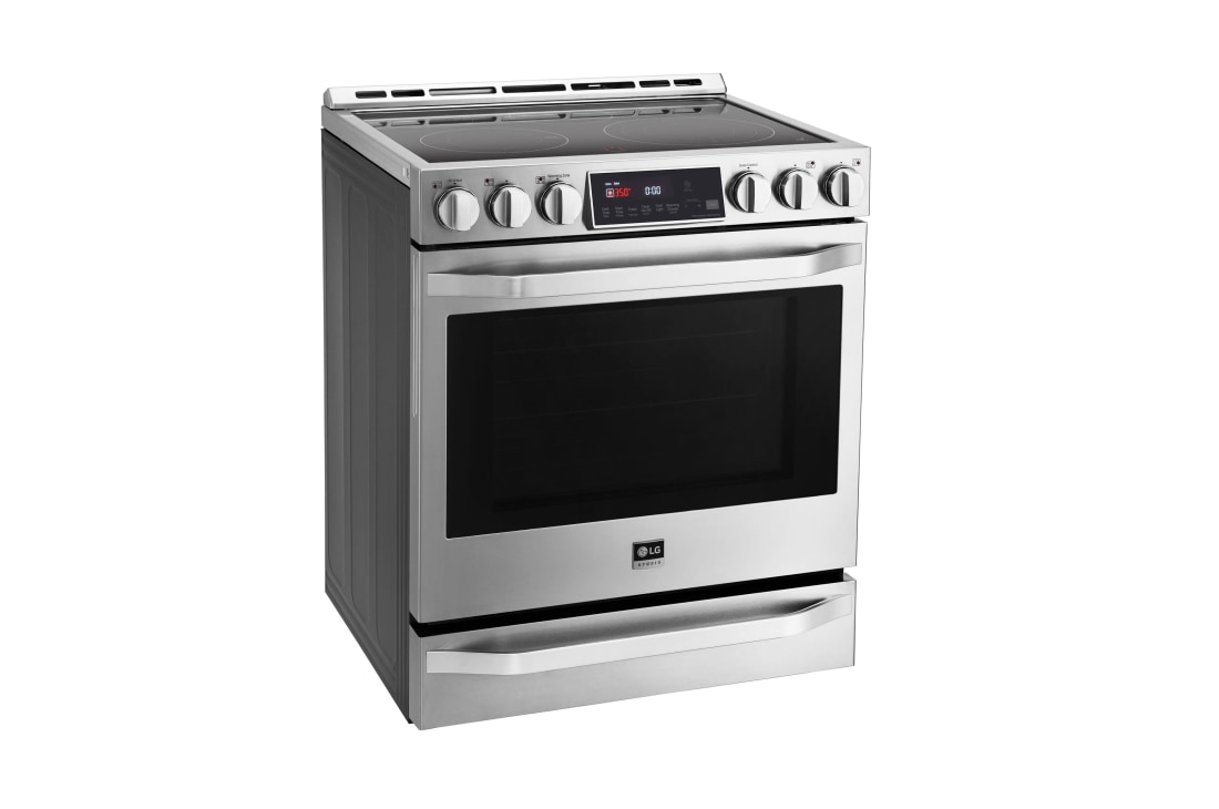 LG STUDIO 6.3 cu. ft. Electric Single Oven Slide-In-range with ProBake Convection®, LSSE3027ST, thumbnail 2