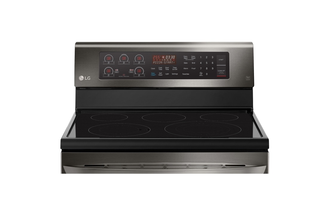 LG 6.3 cu. ft. Electric Single Oven Range with True Convection and EasyClean®, LRE3194BD, thumbnail 4