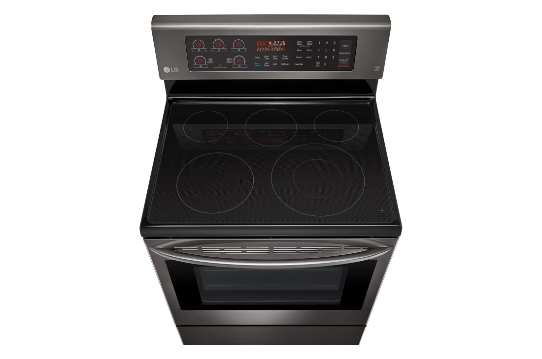 LG 6.3 cu. ft. Electric Single Oven Range with True Convection and EasyClean®, LRE3194BD, thumbnail 6