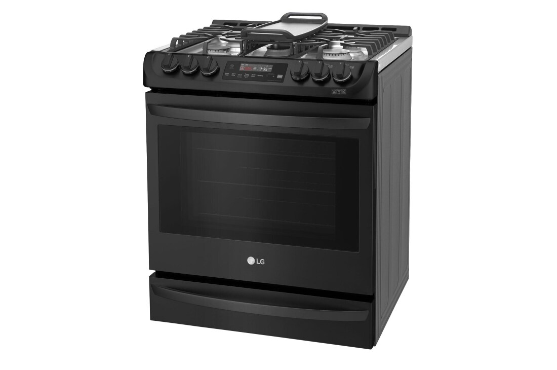 LG 6.3 cu. ft. Smart wi-fi Enabled Gas Single Oven Slide-In Range with ProBake Convection®, LSG4515BM, thumbnail 2