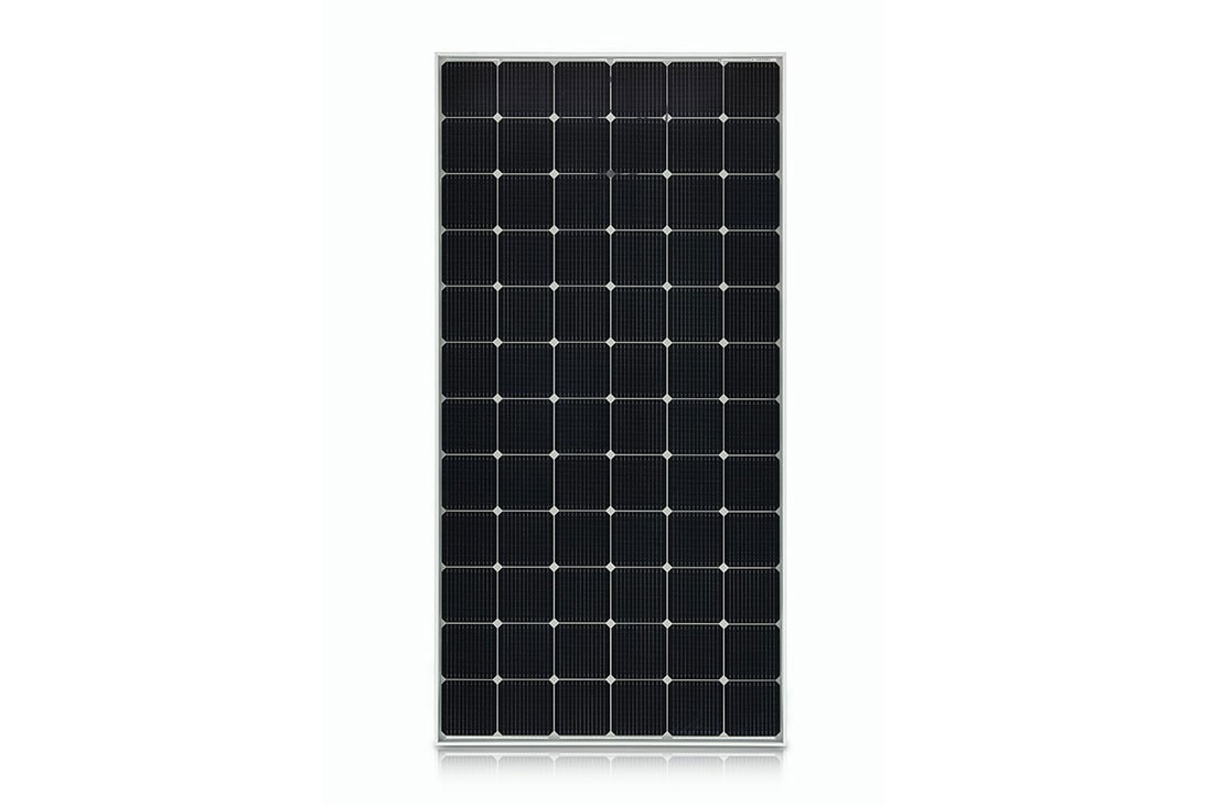LG 400W High Efficiency LG NeON®2 BiFacial Solar Panel with 72 Cells(6 x 12), Module Efficiency: 19.3%, Connector Type: MC4, Front View, LG400N2T-J5, thumbnail 5