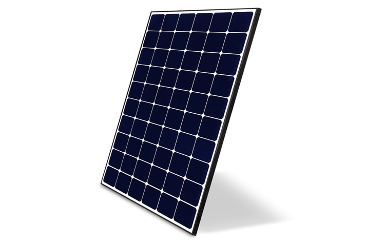 LG 375W High Efficiency LG NeON® R ACe Solar Panel with Built-in Microinverter, 60 Cells(6 x 10), Module Efficiency: 21.7%, LG370A1C left angle gallery image, LG375A1C-V5, thumbnail 5