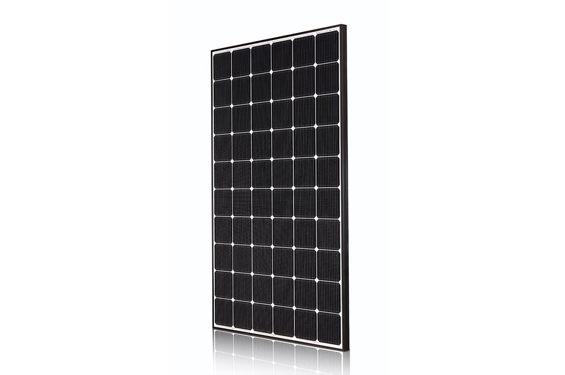 LG 350W NeON® 2 Solar Panel for Home, Right Angle View, LG350N1C-V5, thumbnail 2