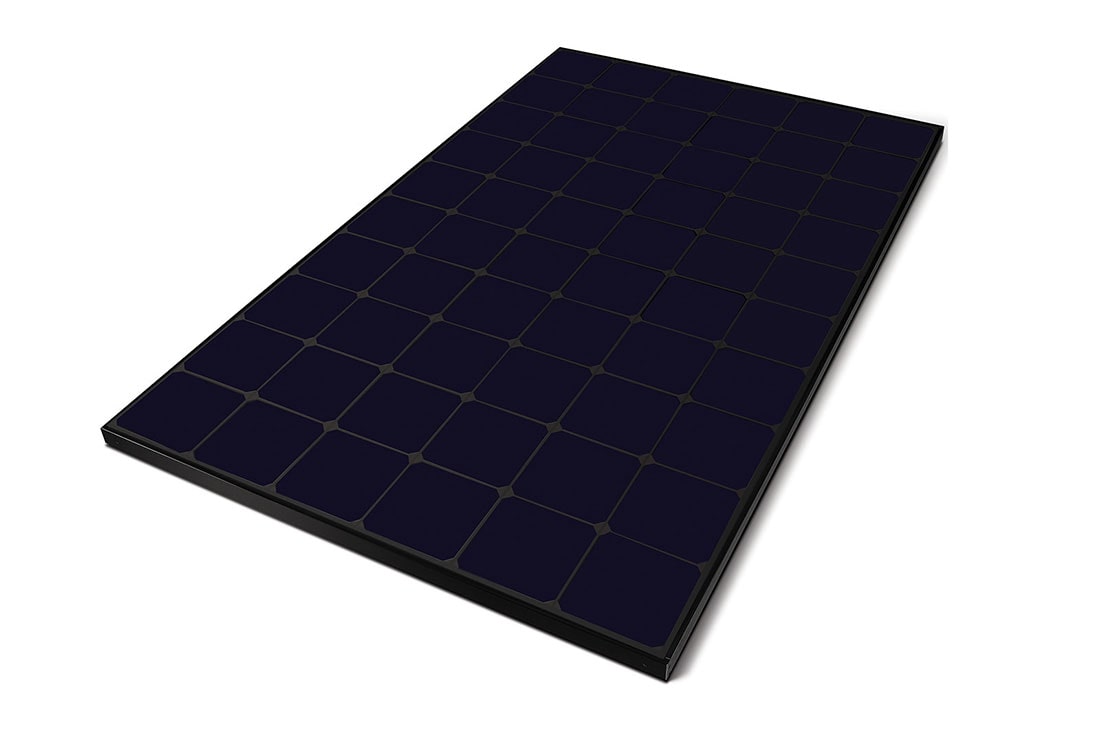 LG 365W NeON® R Prime High Efficiency Solar Panel for Home, Dark Right Flat, LG365Q1K-V5, thumbnail 6