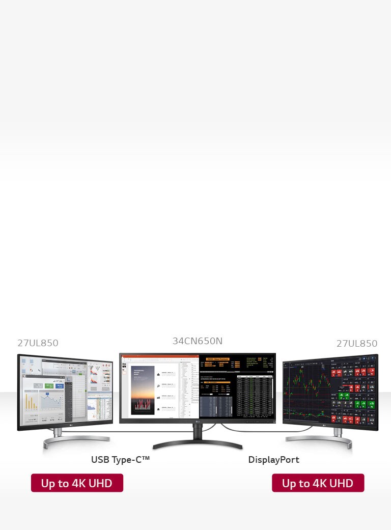 34CN650N-6A All-in-One Thin Client multi-monitor support