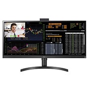 LG 34” UltraWide FHD All-in-One Thin Client (2560 x 1080) with IPS Display, Quad-core Intel® Celeron J4105 Processor, USB Type-C™, Front with Camera View, 34CN650N-6A, thumbnail 2