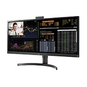 LG 34” UltraWide FHD All-in-One Thin Client (2560 x 1080) with IPS Display, Quad-core Intel® Celeron J4105 Processor, USB Type-C™, Right with Camera View, 34CN650N-6A, thumbnail 4