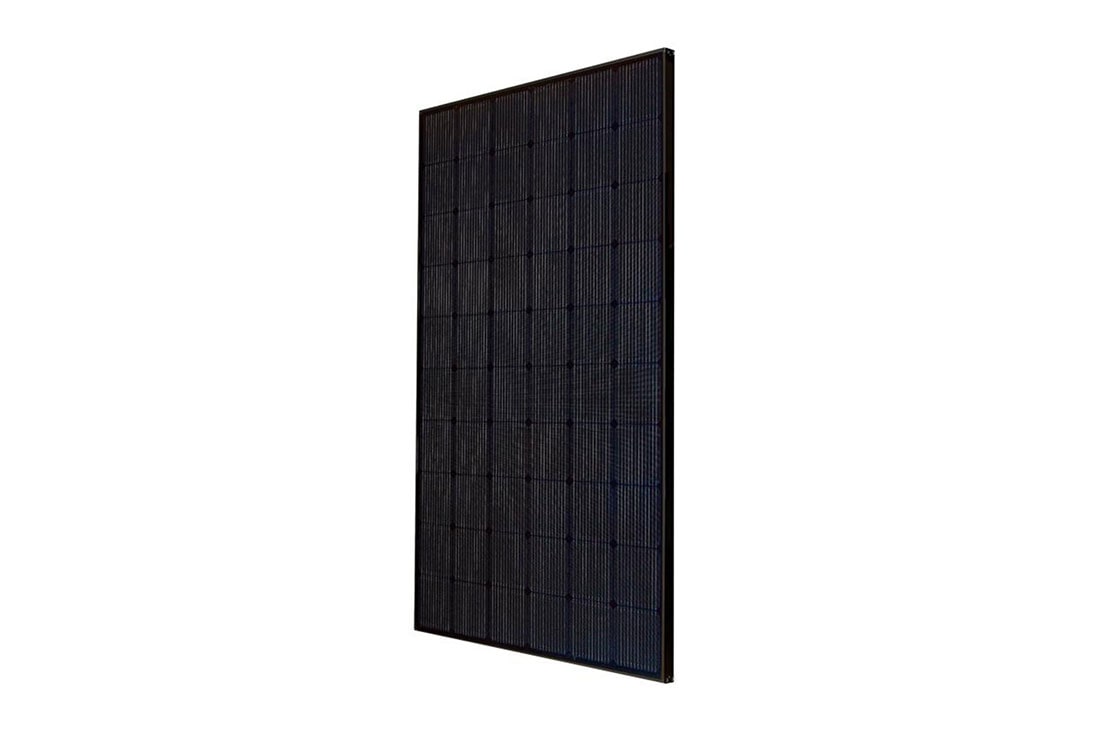 LG 340W NeON® 2 Black Solar Panel for Home, right angle, LG340N1K-L5, thumbnail 3