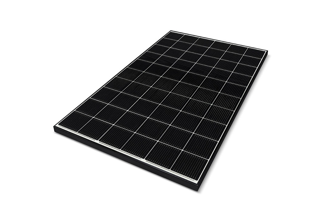 LG 360W NeON® 2 ACe Solar Panel for Home, flat angle view, LG360M1C-N5, thumbnail 5