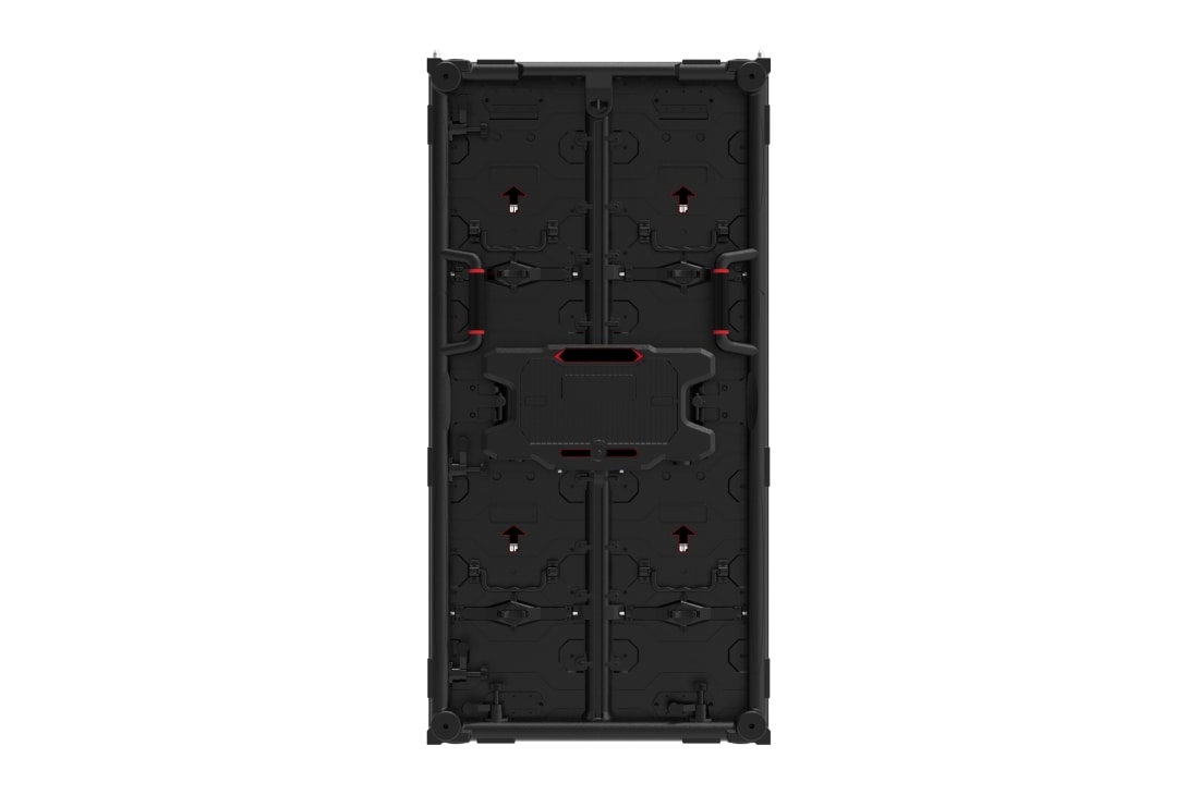 LG 3.91 mm Versatile Series Indoor LED with 1,000 nits Brightness, Two Cabinet Options, 90° Corner Option, IP30 rated, Easy to Install & Maintain, back rectangle view, LSCA039, thumbnail 6