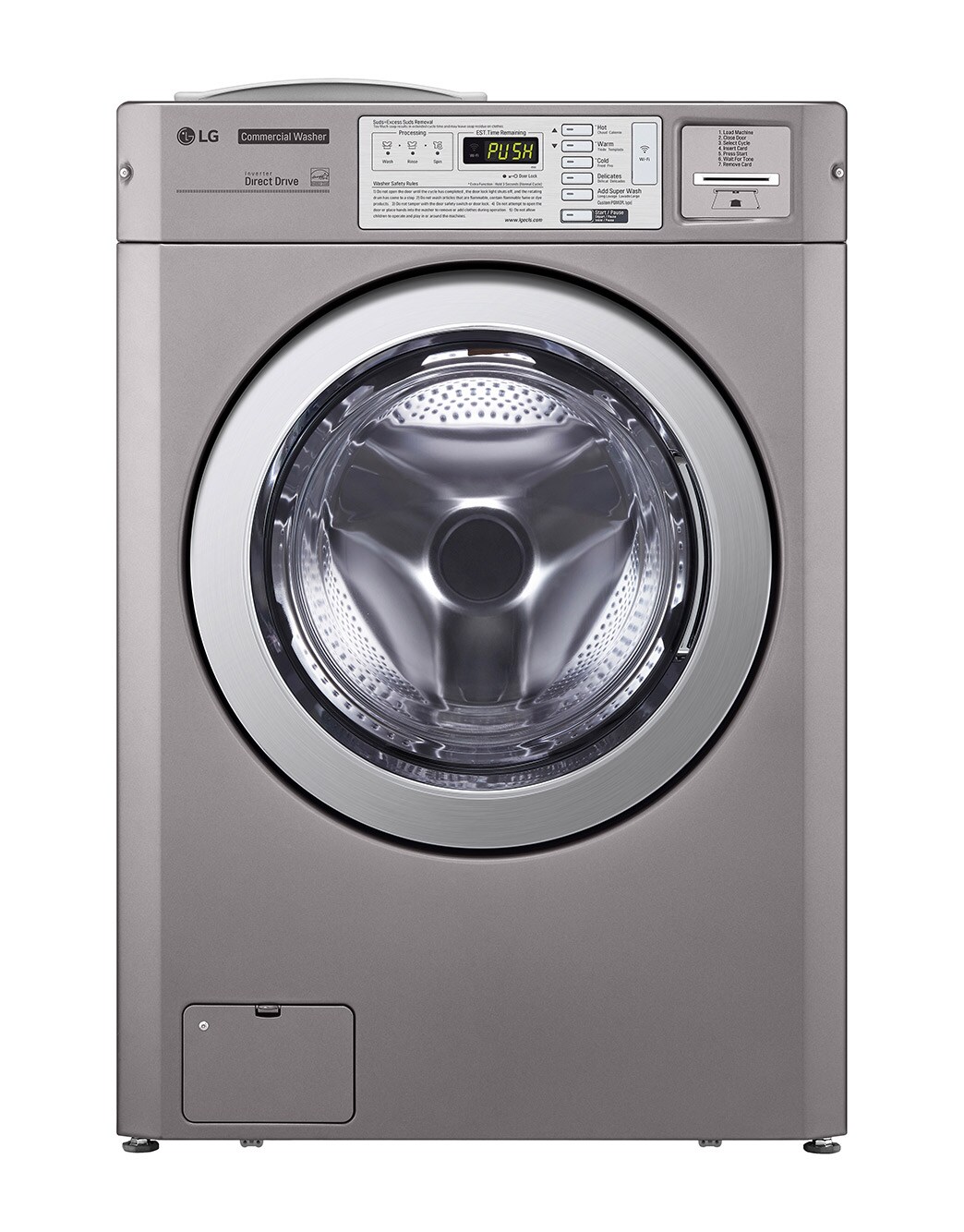 LG GCWF1069CS3 3.7 cu.ft Standard Capacity Frontload Washer Card LG USA Business