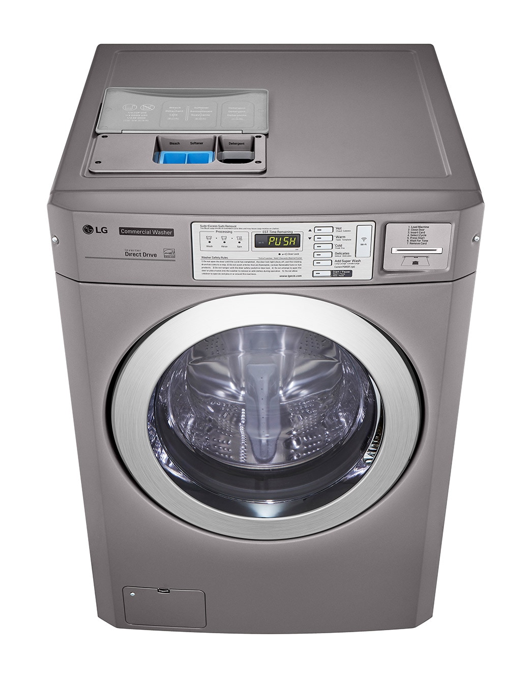 LG GCWF1069CS3 3.7 cu.ft Standard Capacity Frontload Washer Card LG USA Business