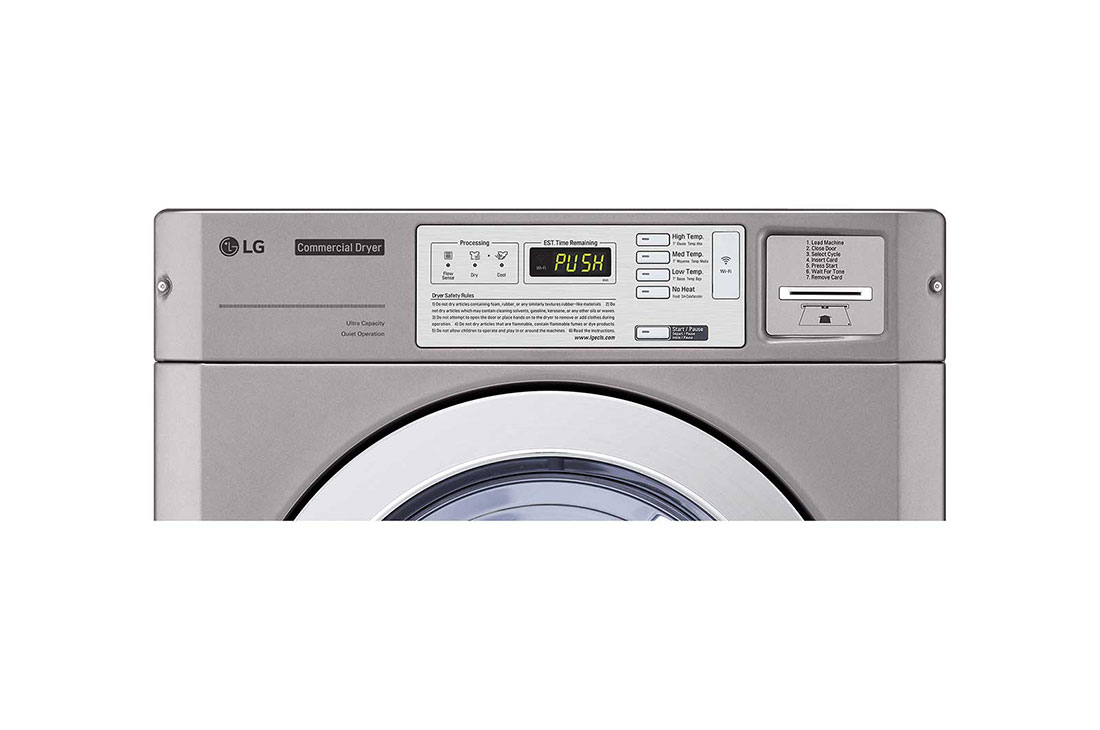 LG GDL1329CES7 7.3 cu.ft Standard Capacity Dryer LG USA Business