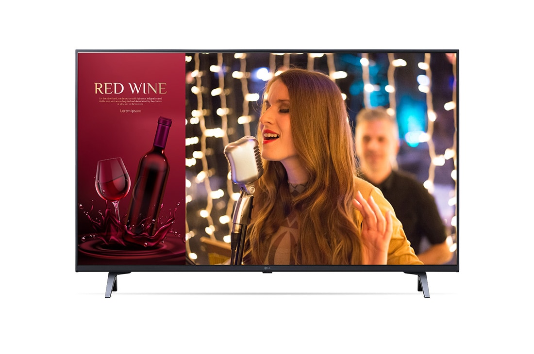 43” UR340C Series UHD Commercial TV with management software, scheduler and  certified Crestron Connected®