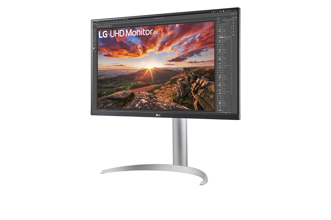 27” IPS 4K UHD Computer Monitor with USB Type-C™, VESA Display HDR™ 400,  AMD FreeSync™ & Adjustable Stand