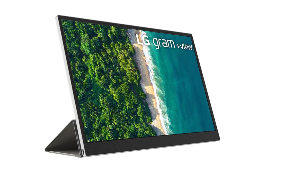 驚きの値段で】 LG gram ＋view モバイルモニター 16MR70 美品 リール ...