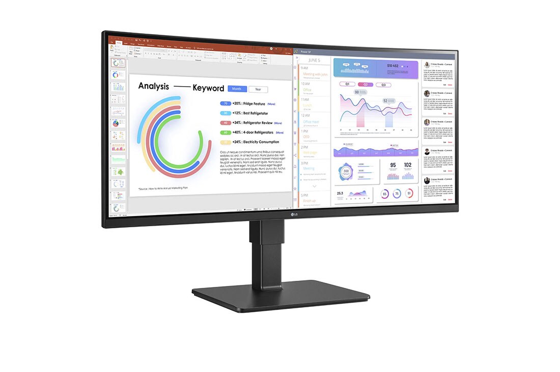 34'' WQHD UltraWide™ Monitor 34BQ77QCB LG US Business