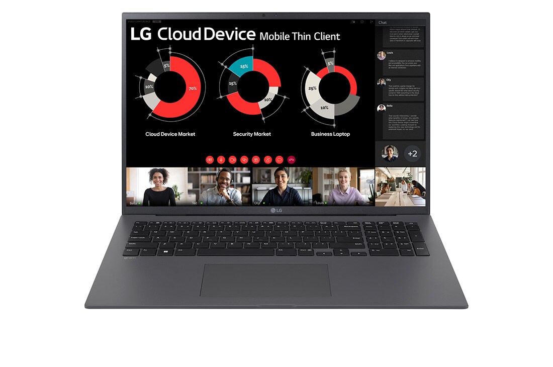 LG 17'' WQXGA Anti-Glare Mobile Thin Client Non OS with 13th Gen Intel Core i3 Processor, 17ZT90R-G.AX34U1, 17ZT90R-G.AX34U1, thumbnail 2