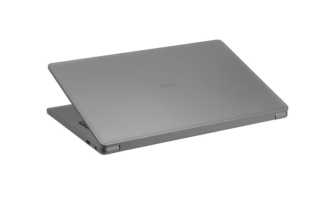LG 15'' FHD gram Book with Windows 11 Pro & Intel Core i5 Processor, 15" gram SuperSlim +30 degree side view and cover open, 15UB50T-V.APB2U1, thumbnail 6