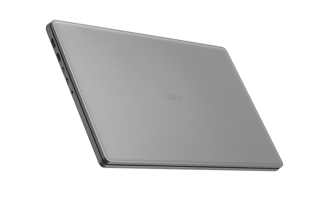 LG 15'' FHD gram Book with Windows 11 Pro & Intel Core i5 Processor, 15" gram SuperSlim Left side view and cover open, 15UB50T-V.APB2U1, thumbnail 10
