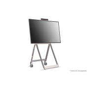 LG 43” One:Quick Flex All-in One Meeting & Screenshare Solution for Video Conferencing & Collaboration, 43” One:Quick Flex All-in-One Display front left angle, 43HT3WJ, thumbnail 4