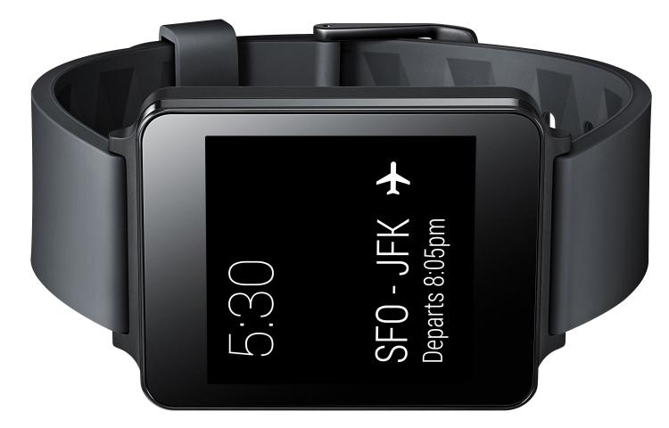 Smartwatch Bracciale Nero 22mm per LG w100 w150 w110 