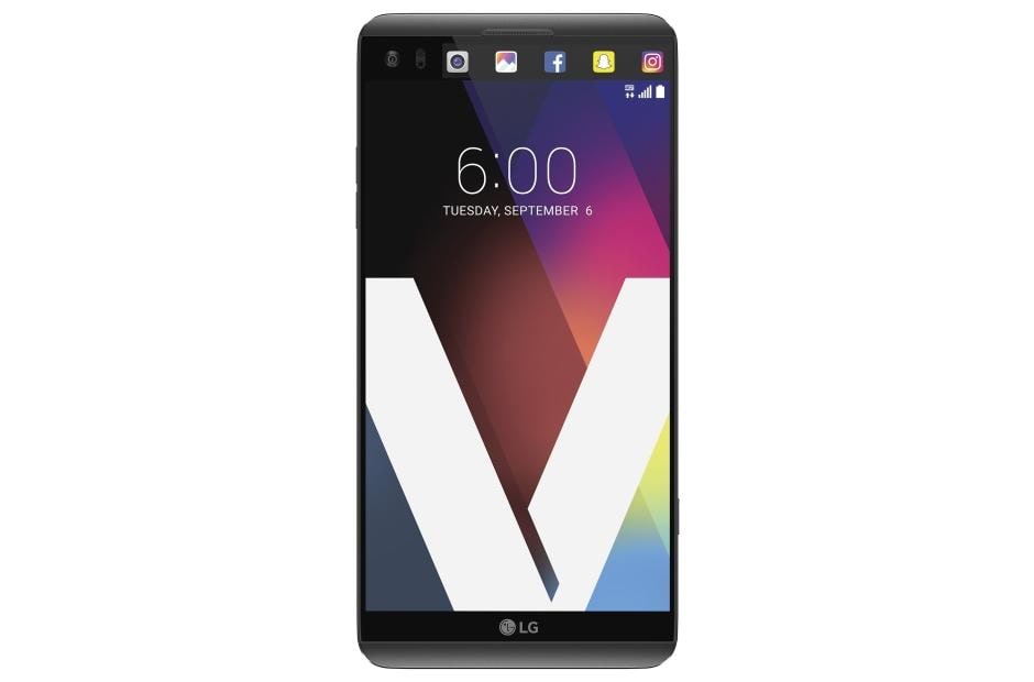 Lg V20 Smartphone In Titan With Second Screen Lg Usa