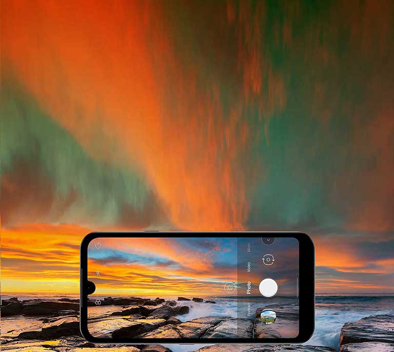 LG Aristo® 5 일몰 사진 촬영
