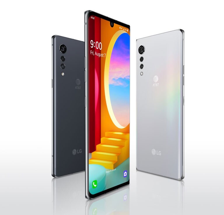 LG VELVET™ 5G Smartphone for AT&T Aurora Gray LG USA