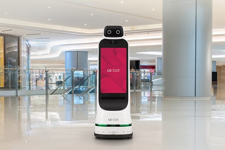 An image of LG CLOi GuideBot