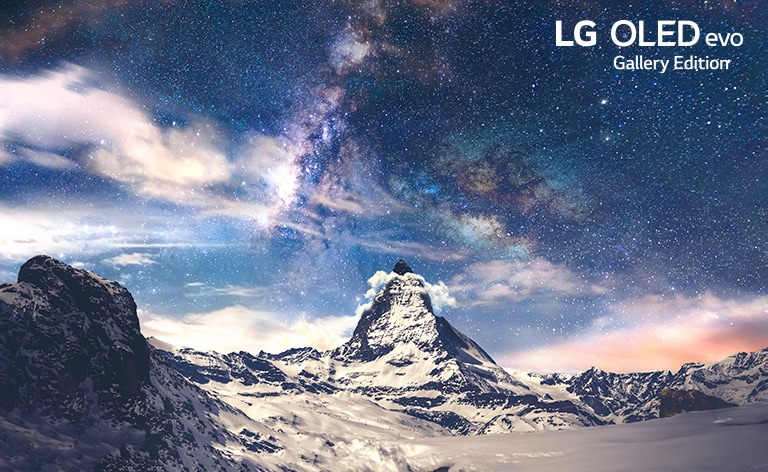 Various images of the natural environment to explain the OLED function of the product