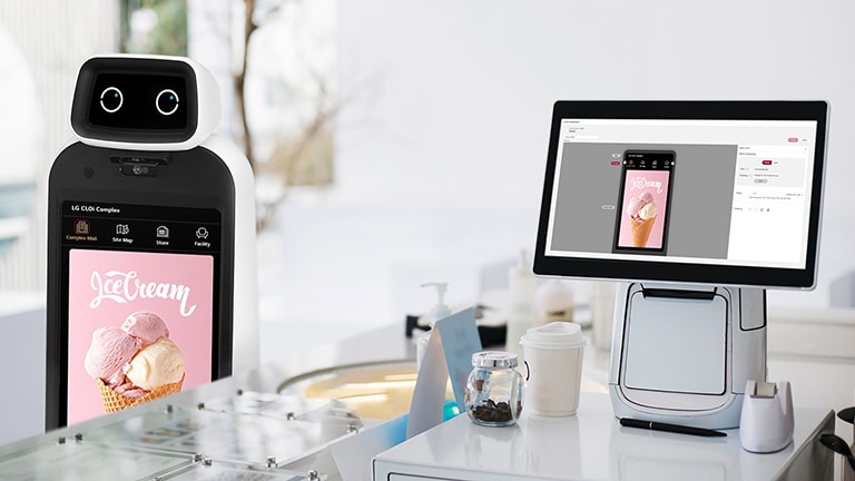 An image of product being manipulated via CMS