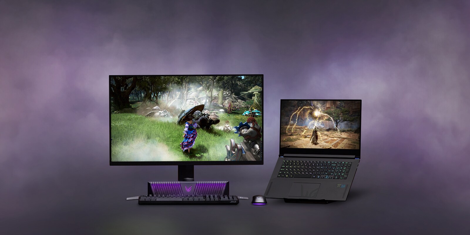 An image of LG UltraGear™ Gaming Set-up
