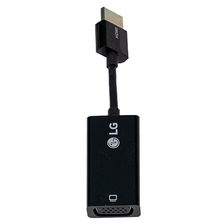 LG Black HDMI to VGA Laptop Cable - EAD64025801 | LG USA