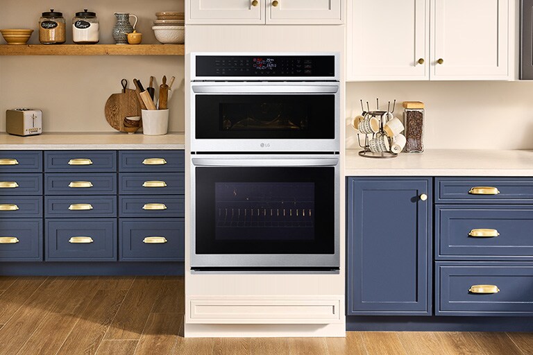 LG 1.7/4.7 cu. ft. Smart Combination Wall Oven with Convection and Air