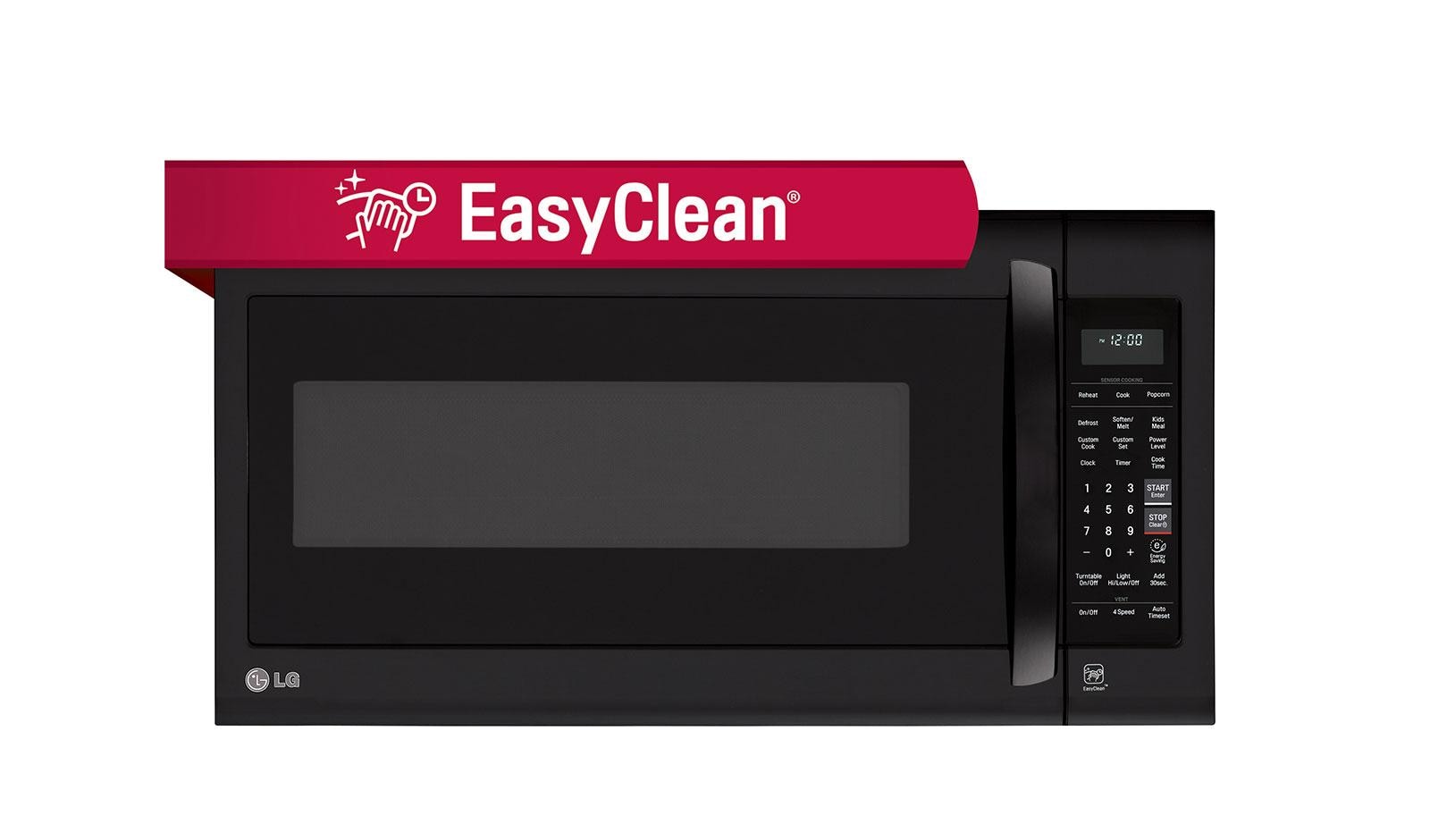 Lg Lmv2031sb Over The Range Microwave Oven With Easyclean Usa Over The Range Microwave Oven With Easyclean