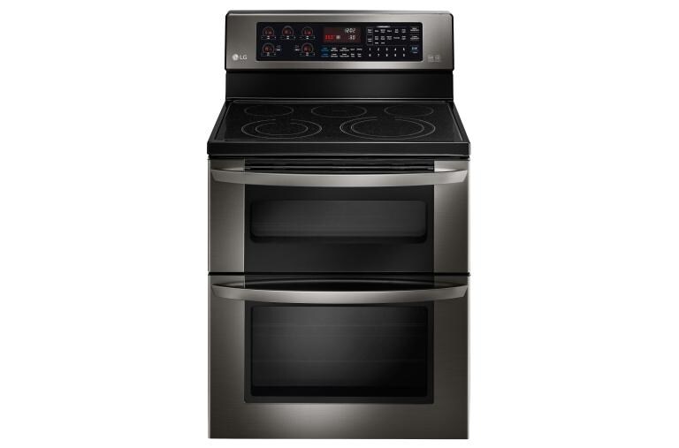 Lg Lde3037bd Black Stainless Steel Double Oven Range Lg Usa