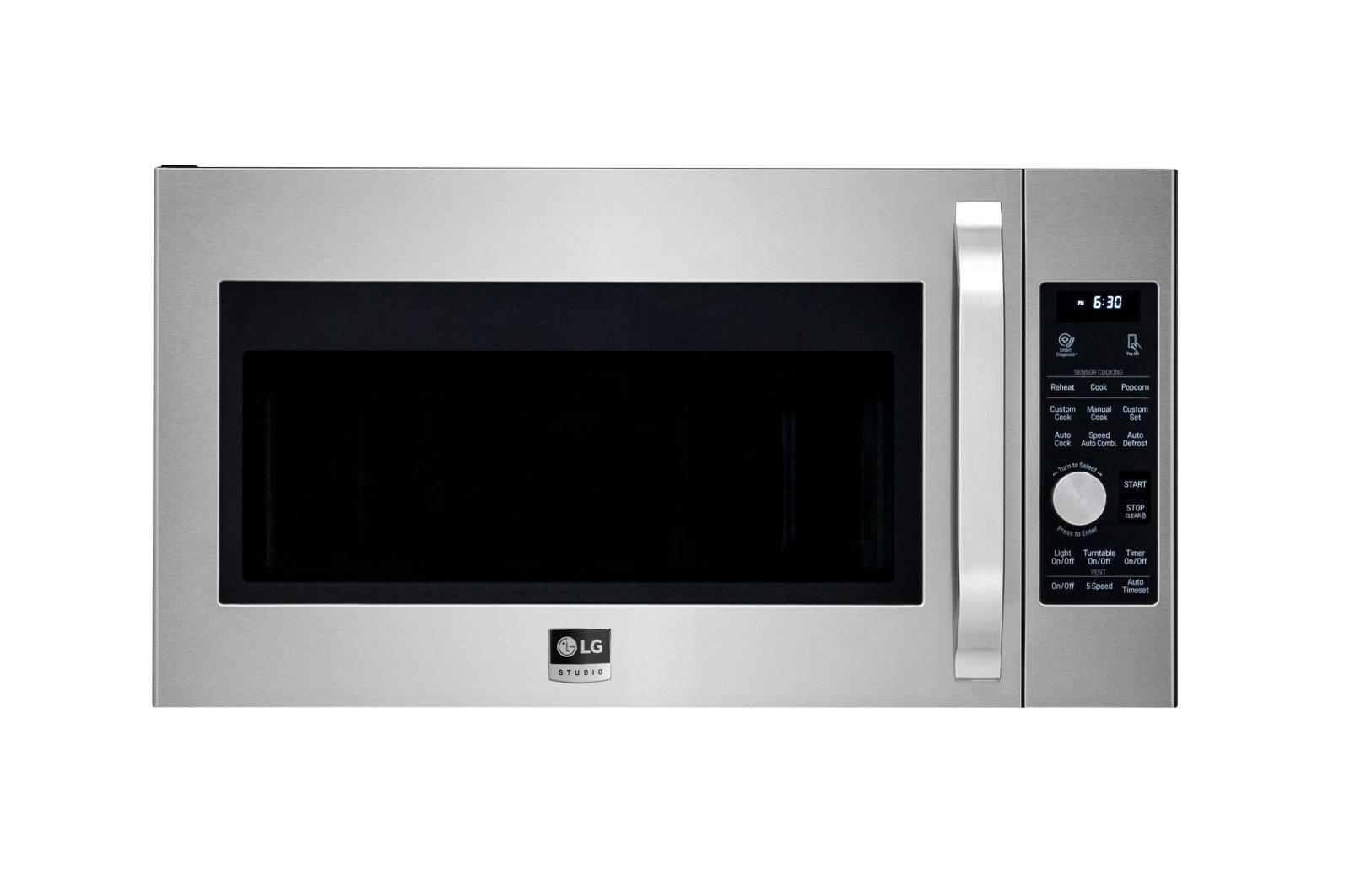 Lg Lsmc3086st Studio Over The Range Microwave Oven Usa Lg Studio 1 7 Cu Ft Over The Range Convection Microwave Oven