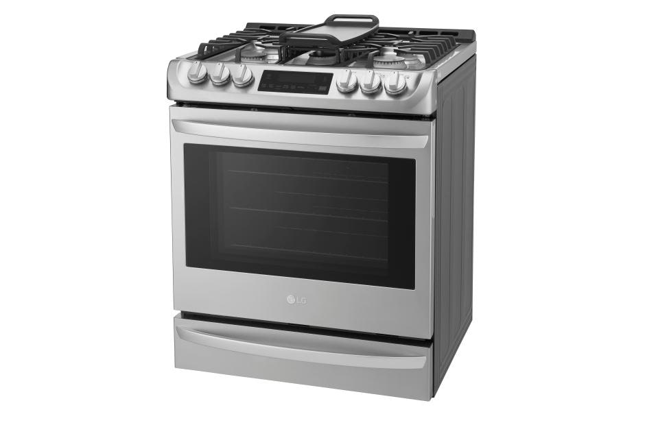 LG 6.3 cu. ft. Gas Single Oven Slidein Range with ProBake Convection