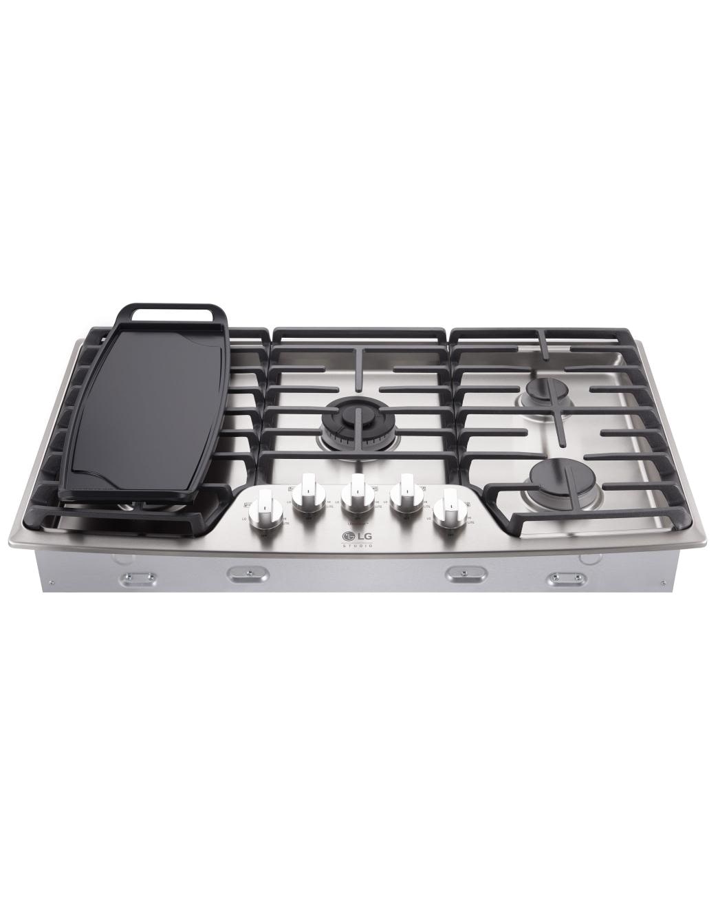 LG LSCG367ST LG STUDIO 36 Inch Gas Cooktop LG USA