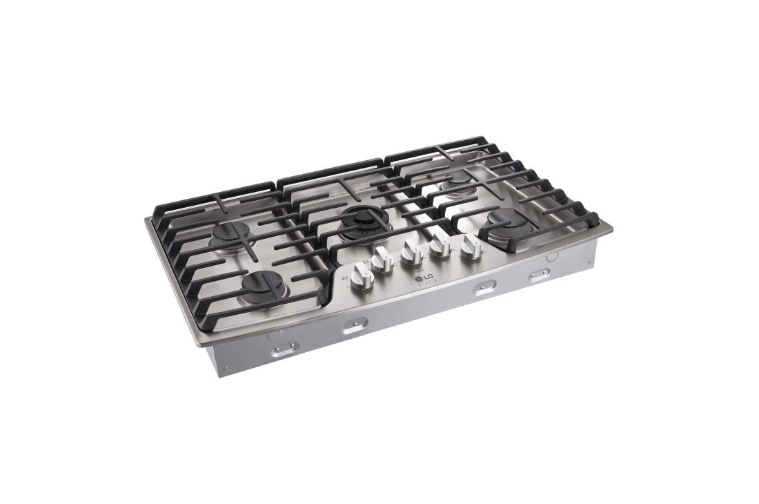 LG LSCG367ST LG STUDIO 36 Inch Gas Cooktop LG USA