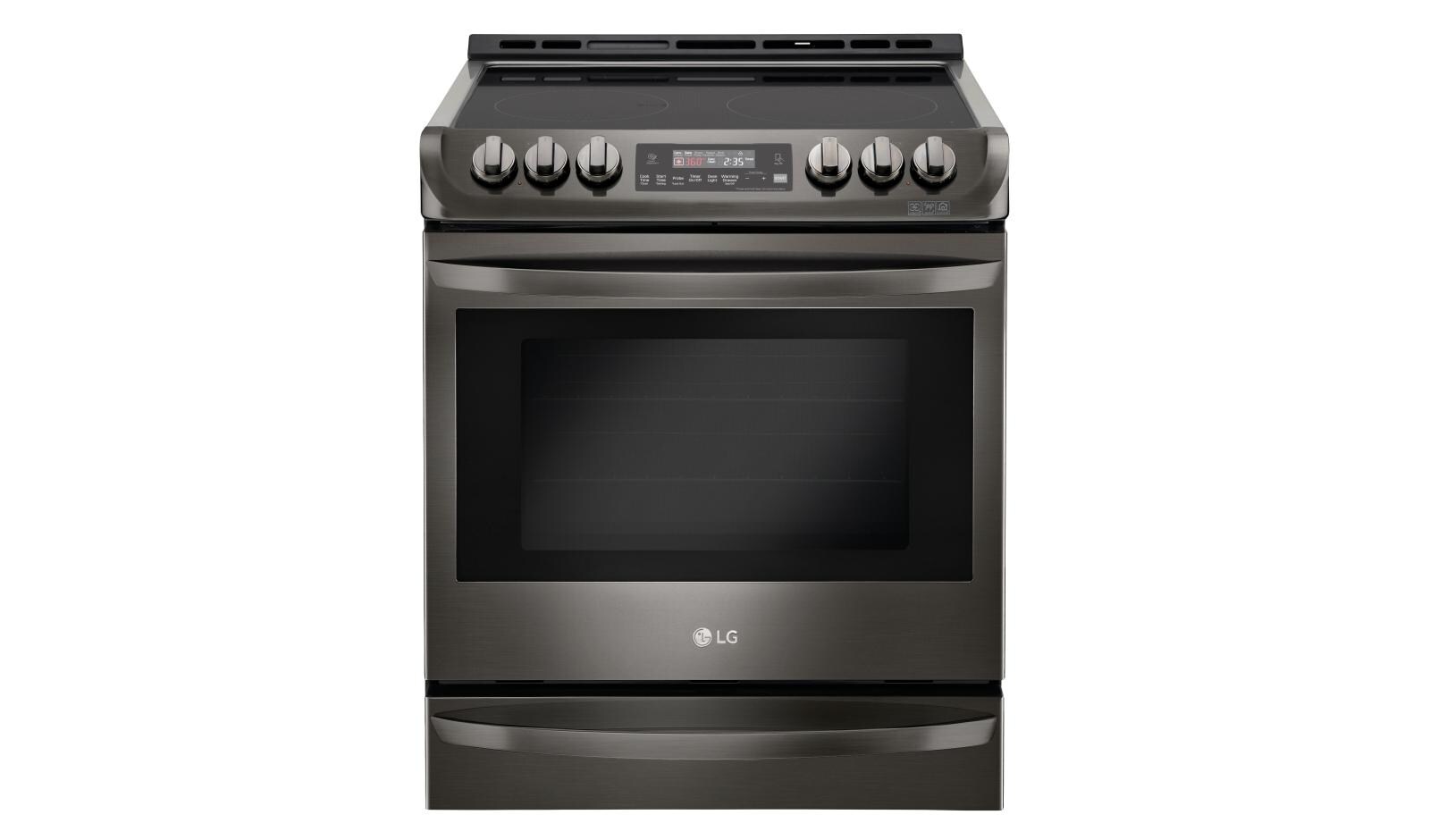 LG LSE4613BD Black Stainless Steel Electric Slidein Range LG USA