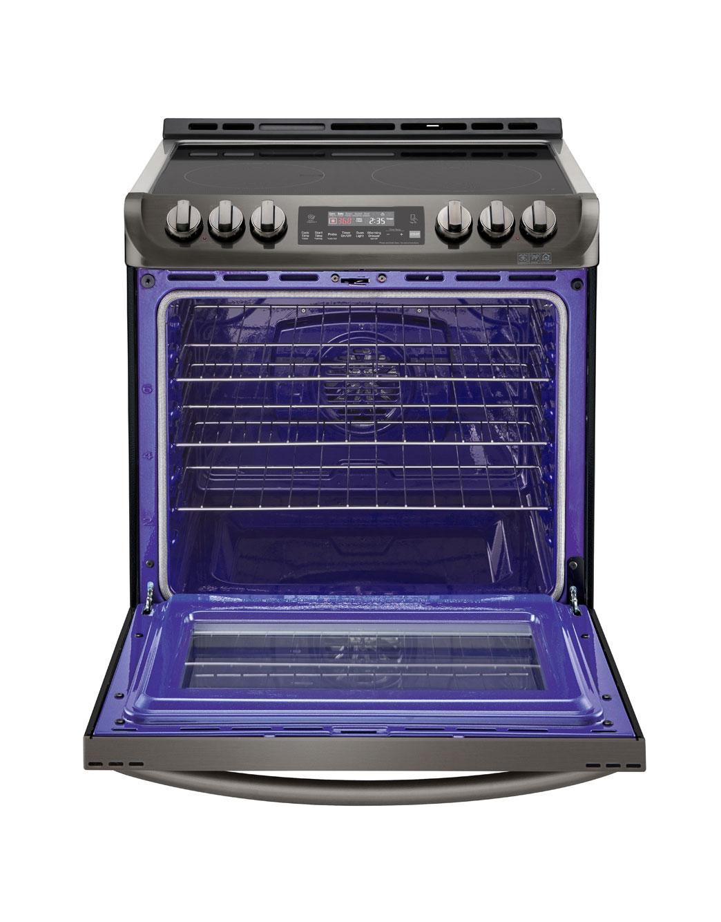 LG LSE4613BD Black Stainless Steel Electric Slidein Range LG USA