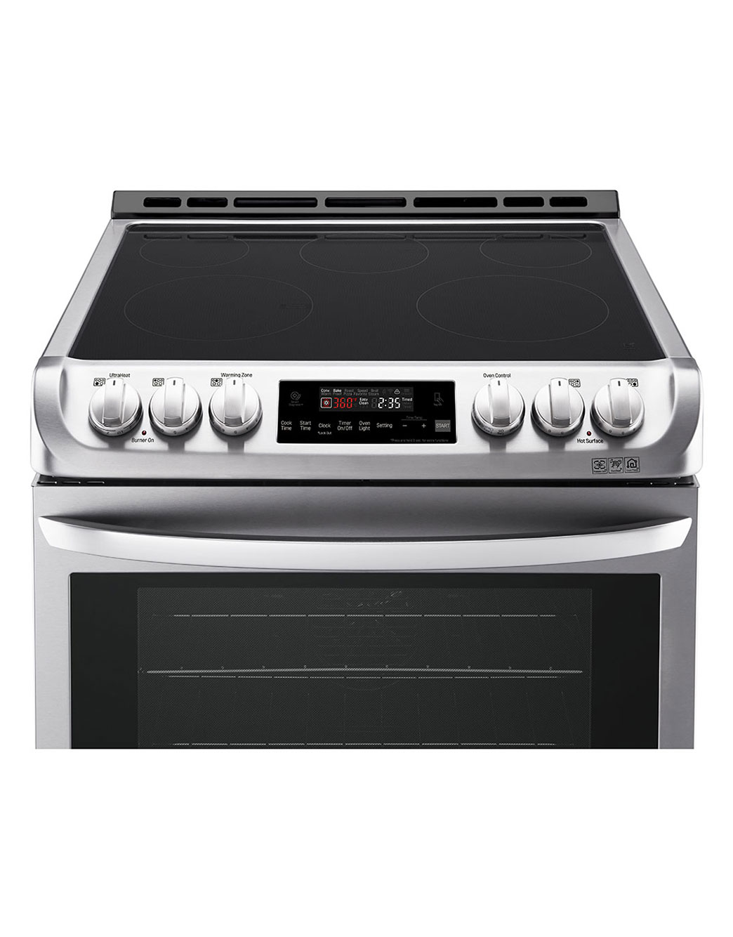 LG LSE4611ST Electric Slidein Range with Convection LG USA