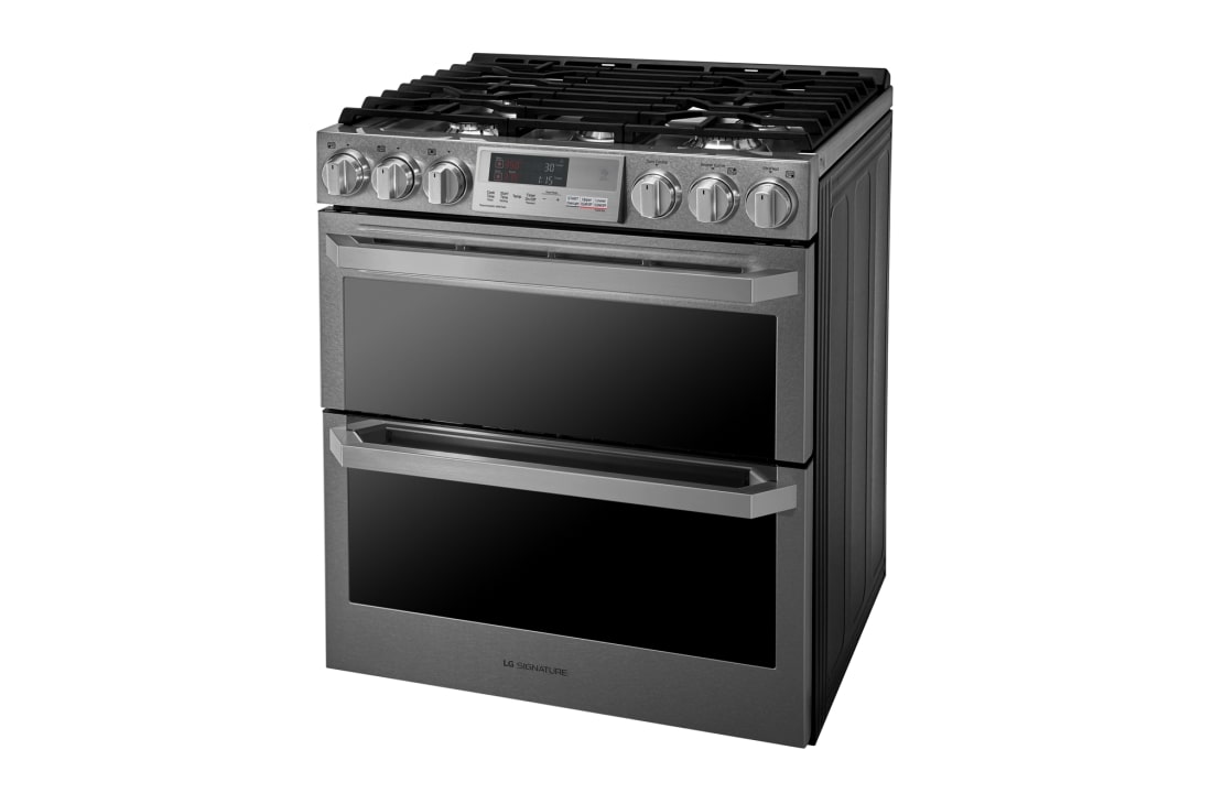 dual fuel double ovens freestanding