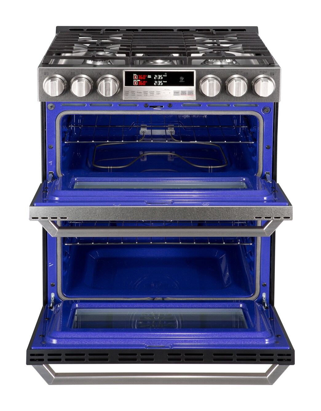 LG SIGNATURE 6.9 cu.ft. Smart wifi Enabled Gas Double Oven SlideIn