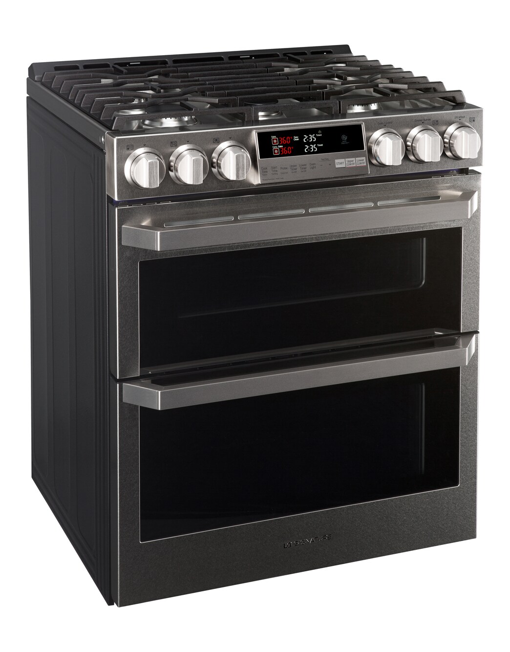 LG SIGNATURE 6.9 cu.ft. Smart wifi Enabled Gas Double Oven SlideIn