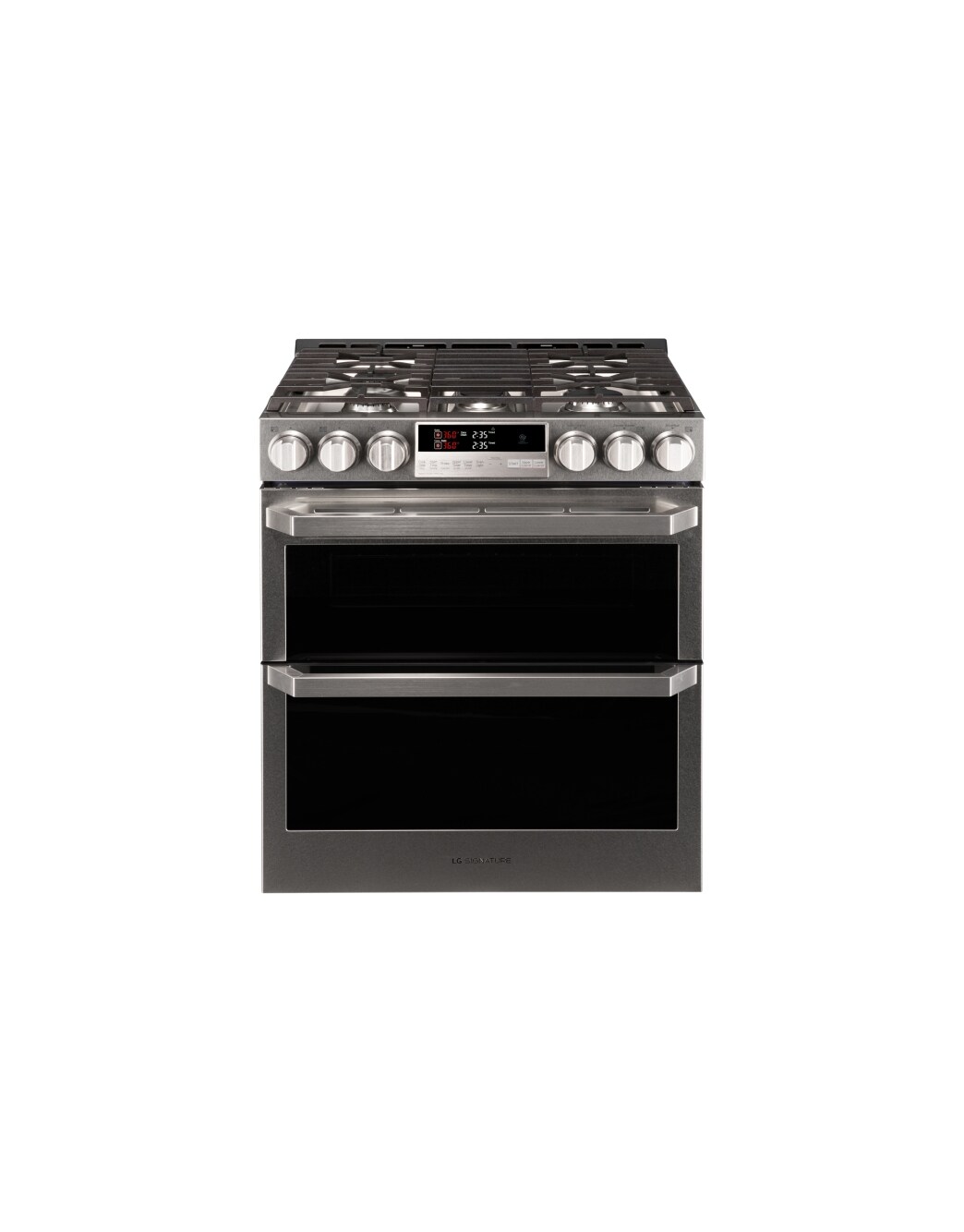 LG SIGNATURE 6.9 cu.ft. Smart wifi Enabled Gas Double Oven SlideIn