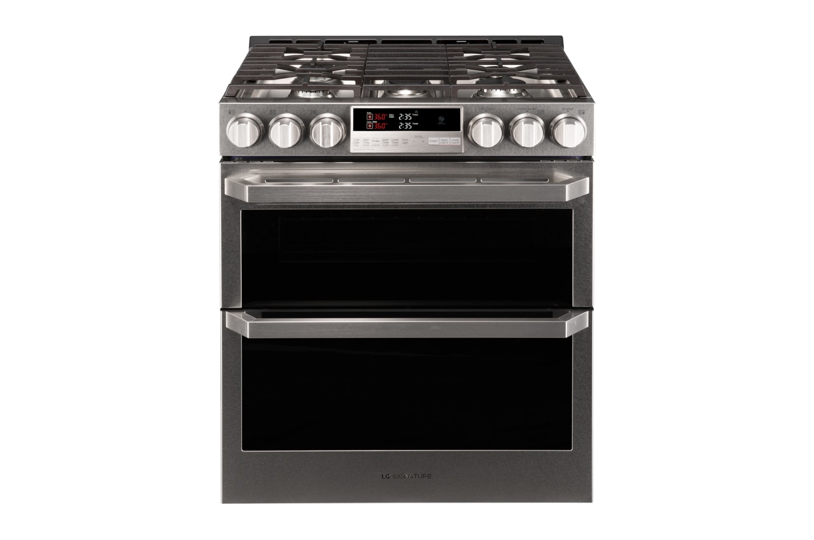 LG SIGNATURE 6.9 cu.ft. Smart wifi Enabled Gas Double Oven SlideIn