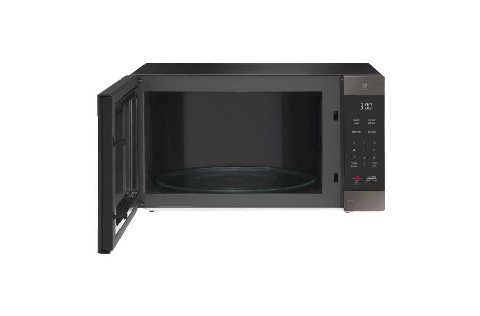 black stainless steel microwave ovens